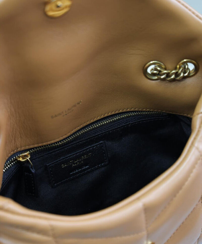 Saint Laurent Toy Puffer In Lambskin